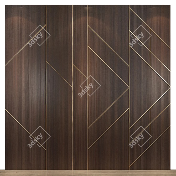 Modern Wall Panel 79 3D model image 3