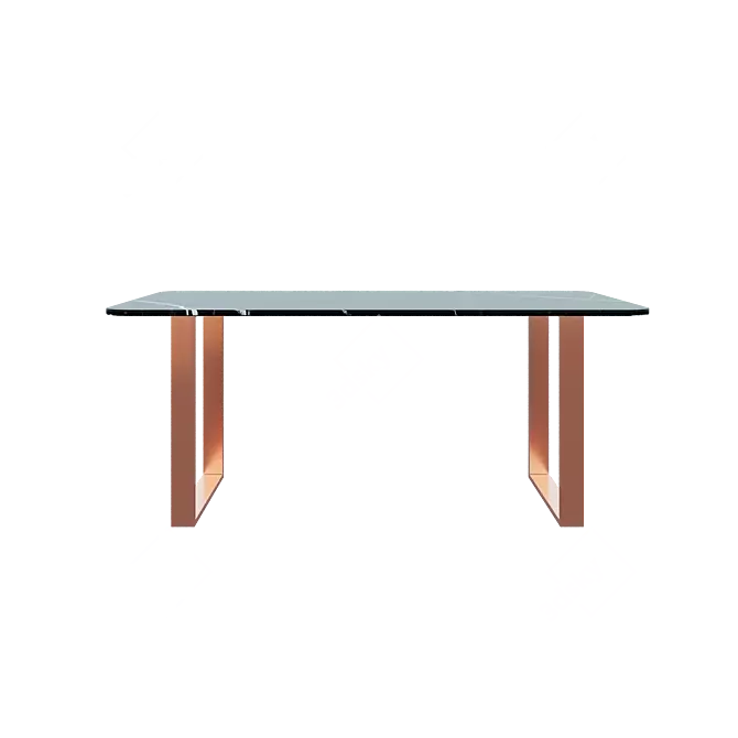 Callisto Dining Table: Sleek Elegance for Your Home 3D model image 4