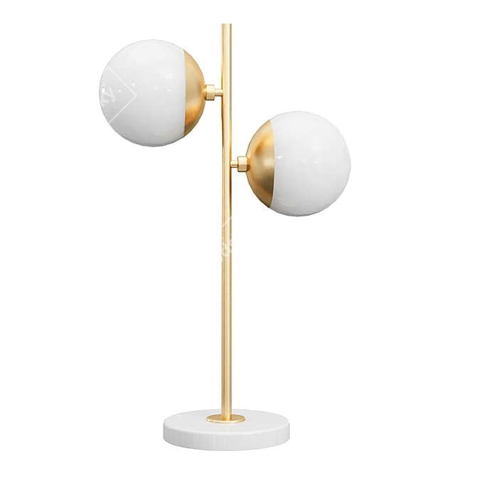 Holloway Table Lamp: Elegant Illumination for Any Space 3D model image 1