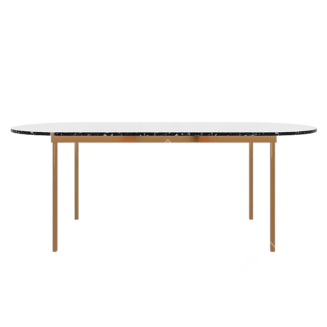 Patrizio Dining Table: Elegant and Functional 3D model image 5