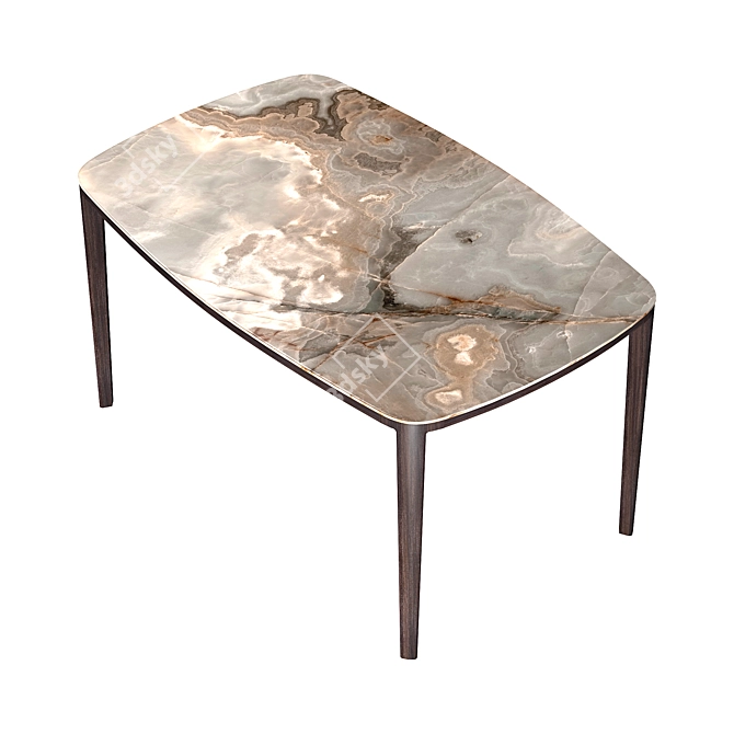 Mia Casa Izi Dining Table: Elegant and Versatile 3D model image 5