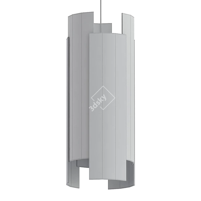 Sleek and Stylish Mini Pendant 3D model image 2