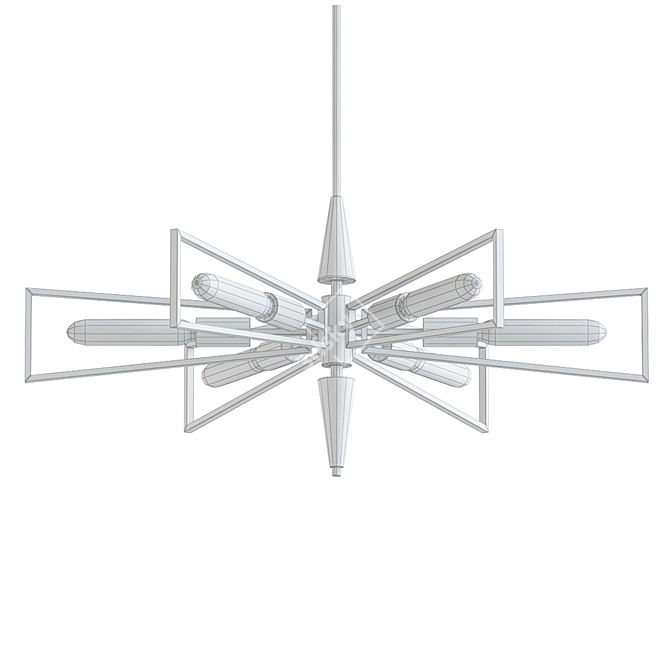 Contemporary Maxim Lighting Wing 6 3D model image 2