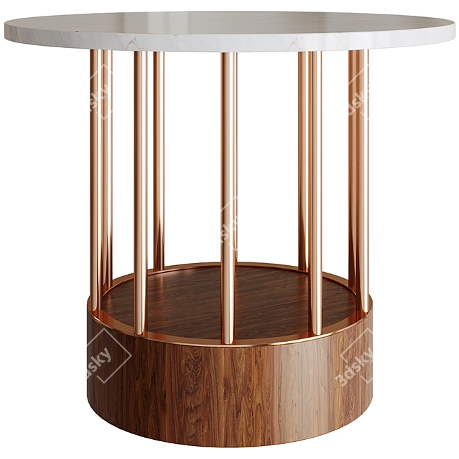 EILEEN Coffee Table - 50cm Height, 60cm Diameter 3D model image 1