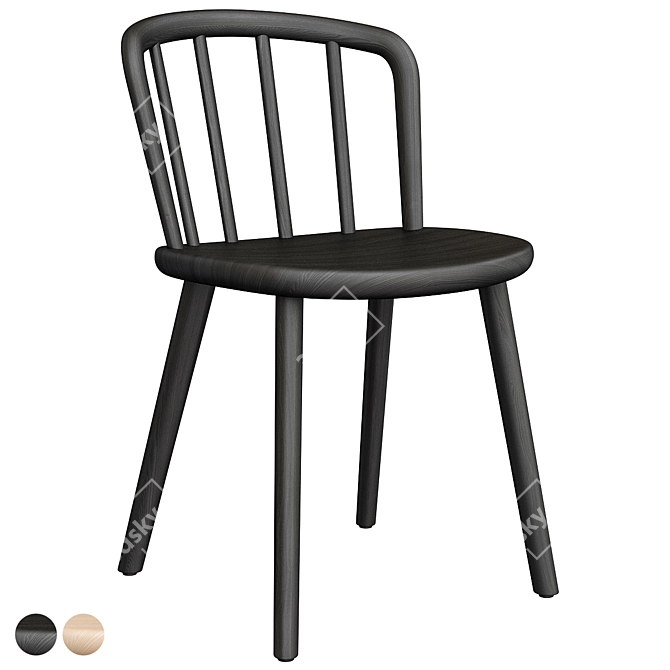 Pedrali Nym 2830: Modern Chair for Stylish Spaces 3D model image 2