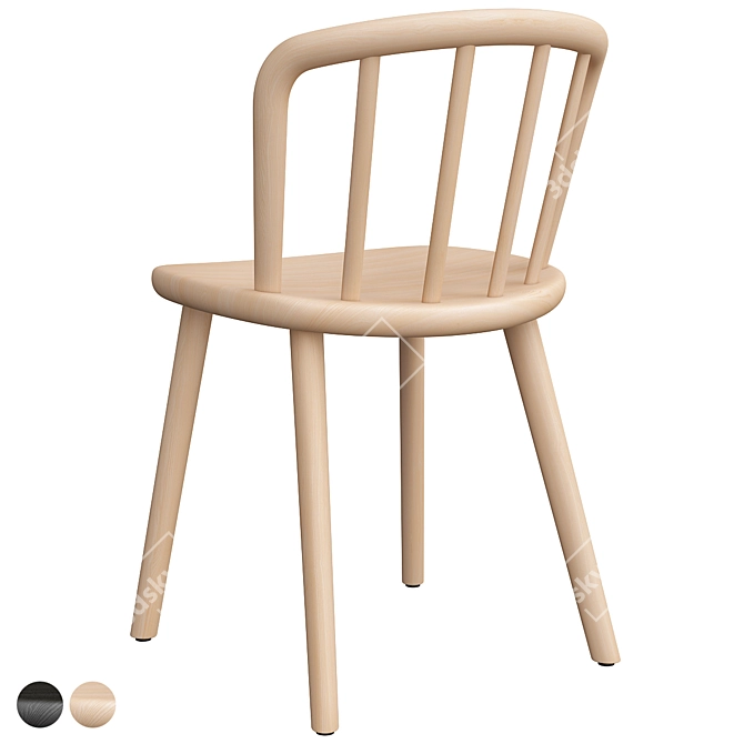 Pedrali Nym 2830: Modern Chair for Stylish Spaces 3D model image 3