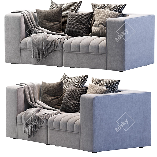 ARFLEX 9000 Sofa: Contemporary Comfort for Modern Living 3D model image 3