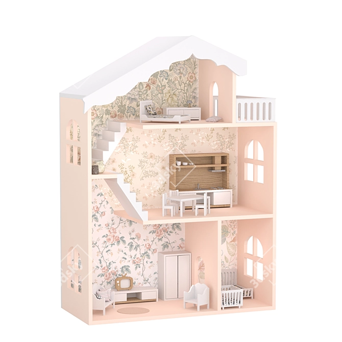 Detki Vetki Dollhouse 3D model image 4