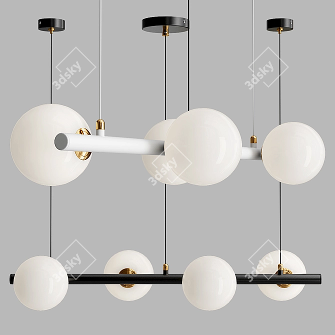 Modern HAKON Design Lamp 3D model image 2