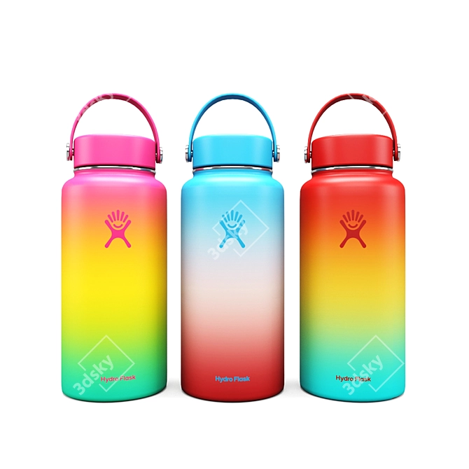 Chillwave Shaved Ice Hydro Flask 3D model image 3