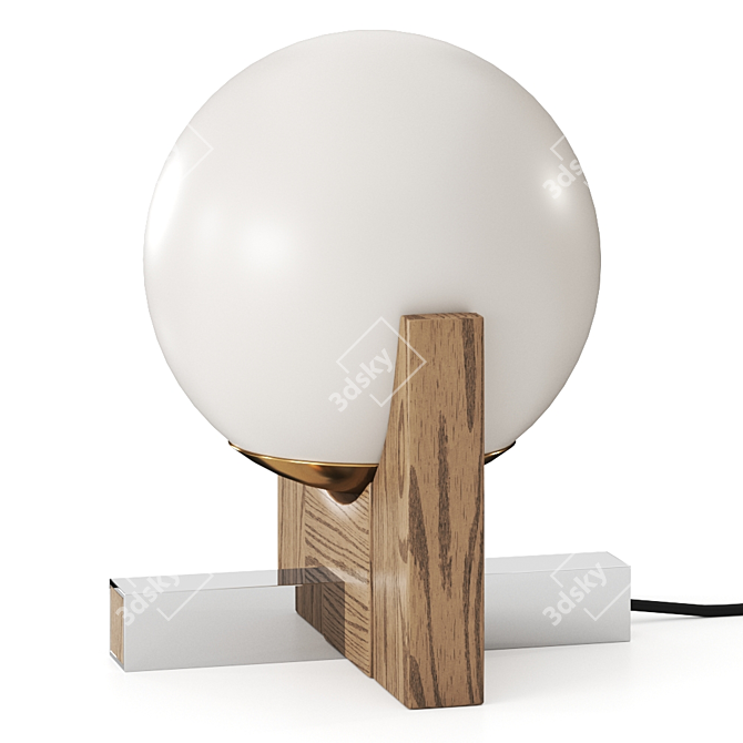 Elegant Juliette Table Lamp 3D model image 1