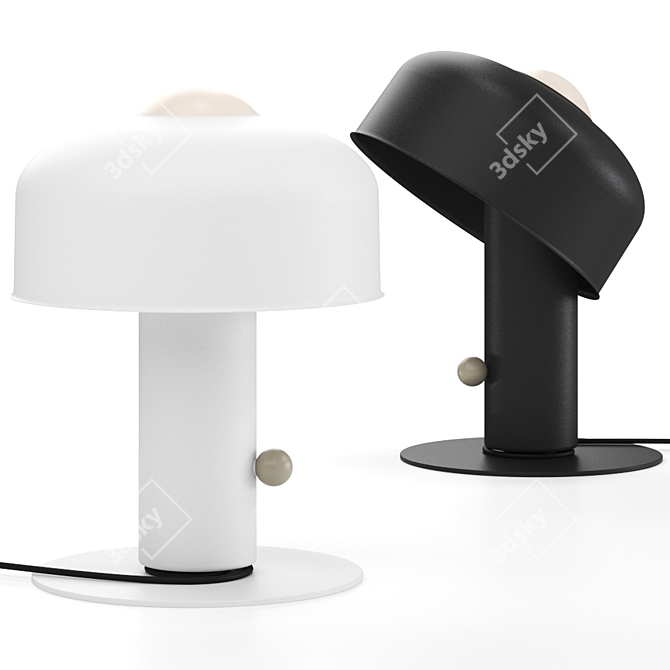 Modern Pivot by Andlight Table Lamp: Versatile Design & Vibrant Colors 3D model image 2