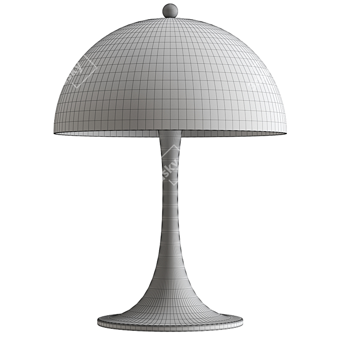 Panthella Portable Table Lamp by Louis Poulsen 3D model image 4