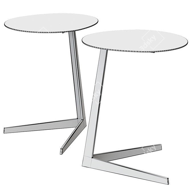 Ds 196 Table: Minimalistic Elegance 3D model image 2