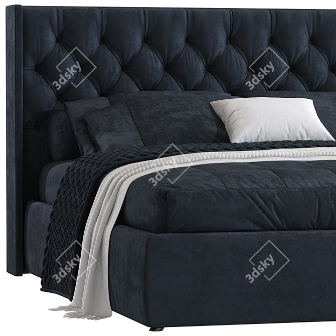 Luxurious Meridian Beds 3D model image 2