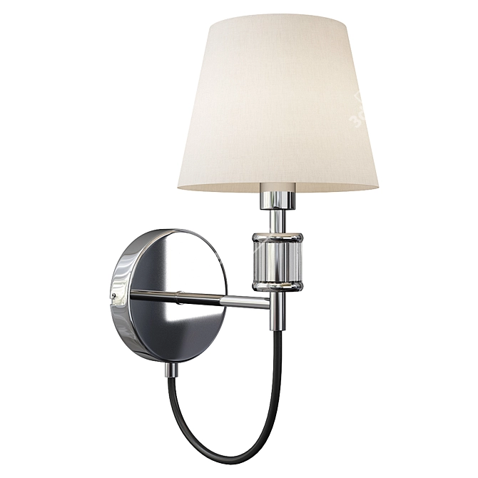 Modern Martina Sconce: Elegant Lighting Solution 3D model image 1