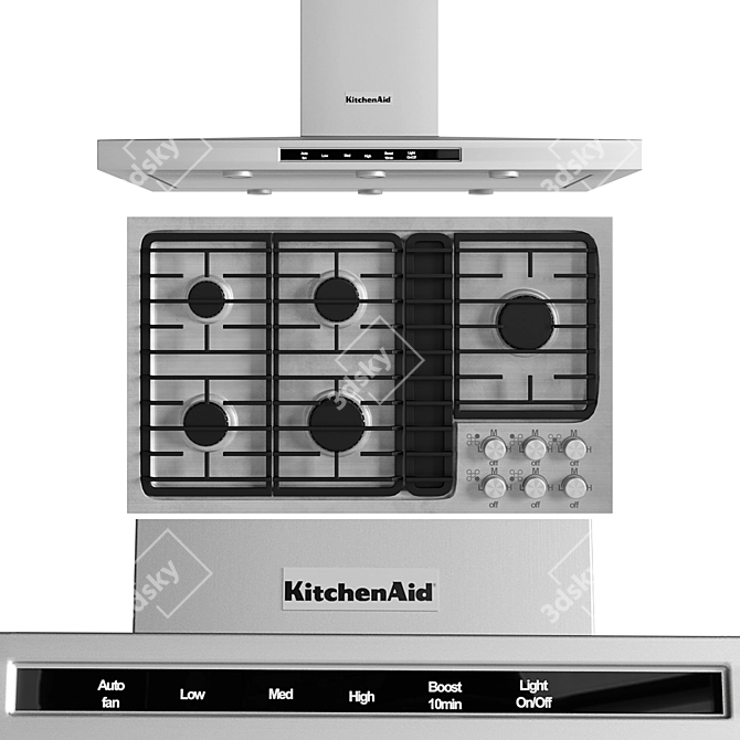 Kitchenaid Kitchen Appliances Collection 3D model image 3