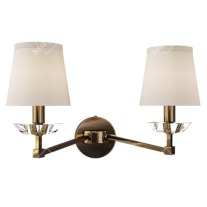 Elegant Maytoni Beira Sconce 3D model image 1