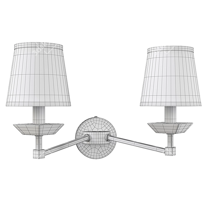 Elegant Maytoni Beira Sconce 3D model image 2