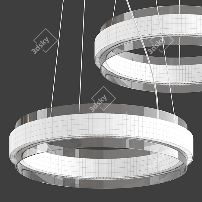 Phoenix Geometric Hanging Lamp 3D model image 6