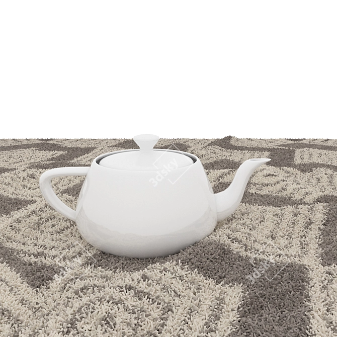 Versatile Rug Set: 6 Options for Close-Ups and Distanced Shots 3D model image 5