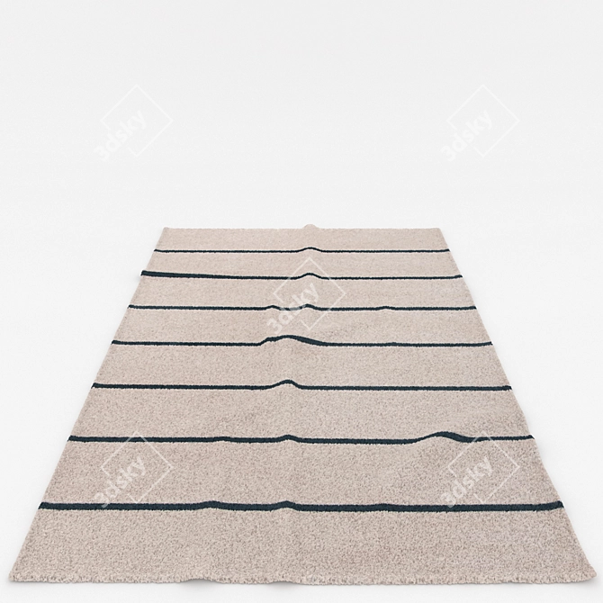 Versatile Rug Set: 6 Options for Close-Ups and Distanced Shots 3D model image 6