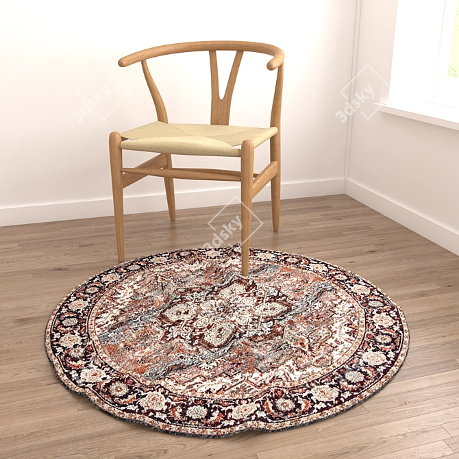 Versatile Set of 8 Rugs 3D model image 3