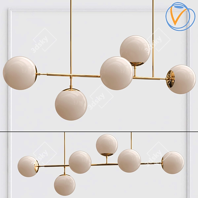 Elegant Simma Design Lamps 3D model image 2