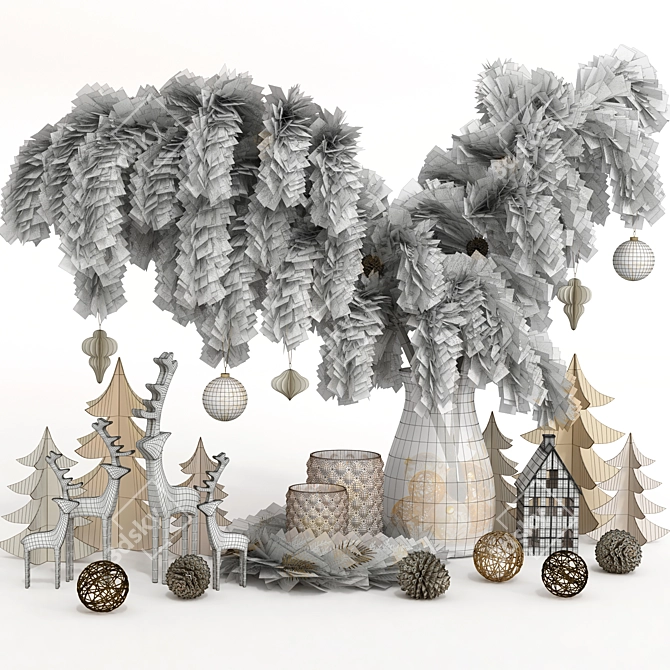  Festive Delights Decor Set 3D model image 5