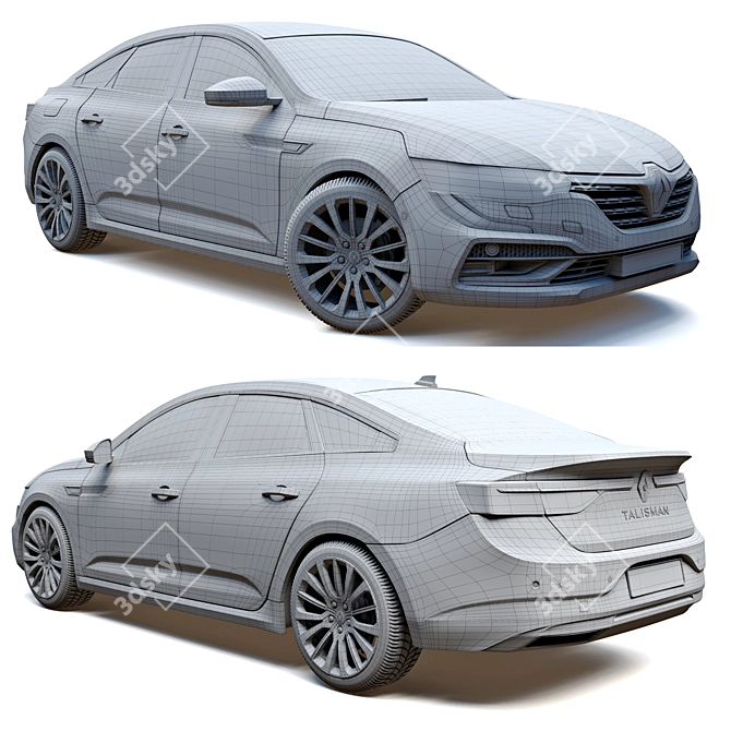 Renault Talisman: Premium Model for Photorealistic Renders 3D model image 6