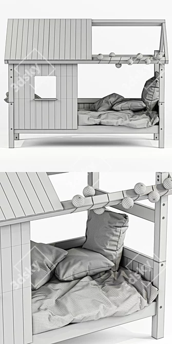 Flexa Nordic Playhouse 3: The Ultimate Play Experience 3D model image 7