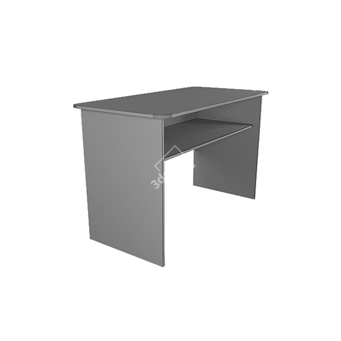 Elegant Writing Desk 3D model image 3