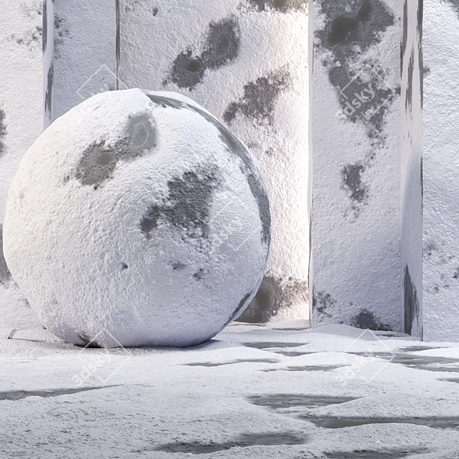 Snowy Bliss 4k Texture Pack 3D model image 2