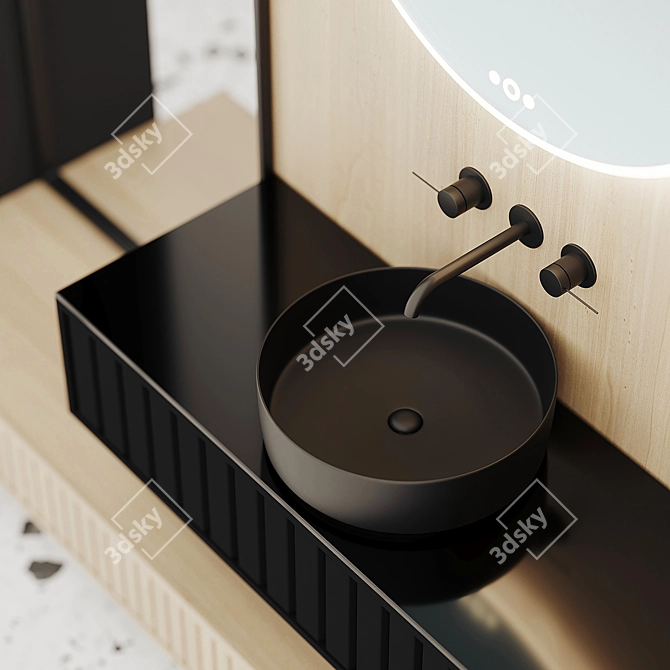 Modern Wash Basin 3D model image 16