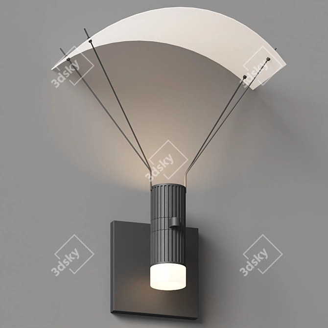 Adventure Parachute LED Wall Sconce 3D model image 2