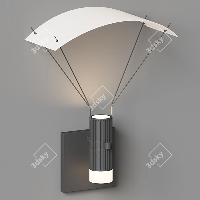 Adventure Parachute LED Wall Sconce 3D model image 3