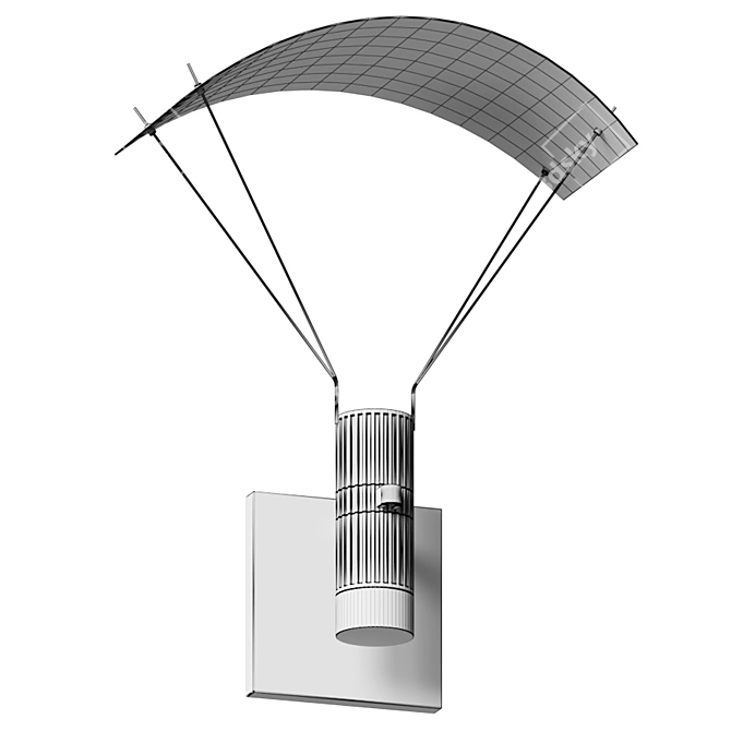 Adventure Parachute LED Wall Sconce 3D model image 4