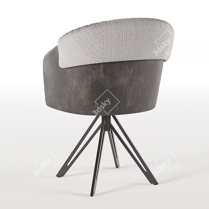 Duke Armchair: Cozy & Stylish 3D model image 4