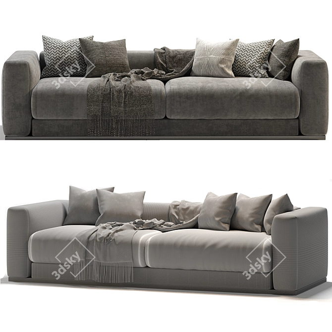 Lario Flexform Double: Stylish and Comfortable 3D model image 3