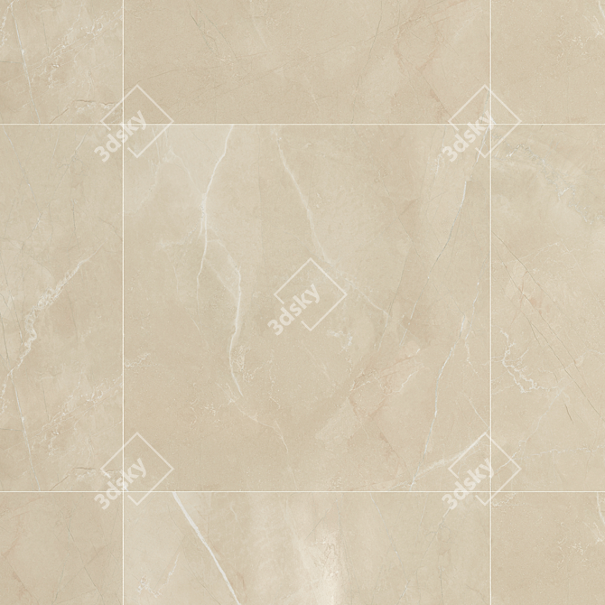 Pulpis 60x60: HD Texture Wall & Floor 3D model image 2