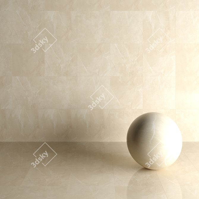 Pulpis 60x60: HD Texture Wall & Floor 3D model image 4