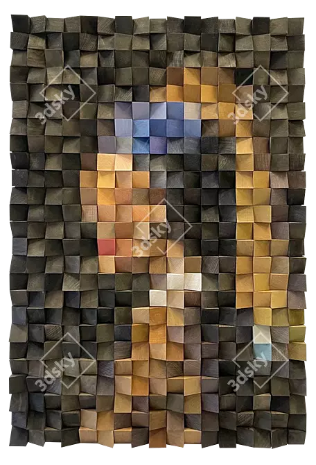 Classic Masterpiece: Vermeer's Girl 3D model image 1