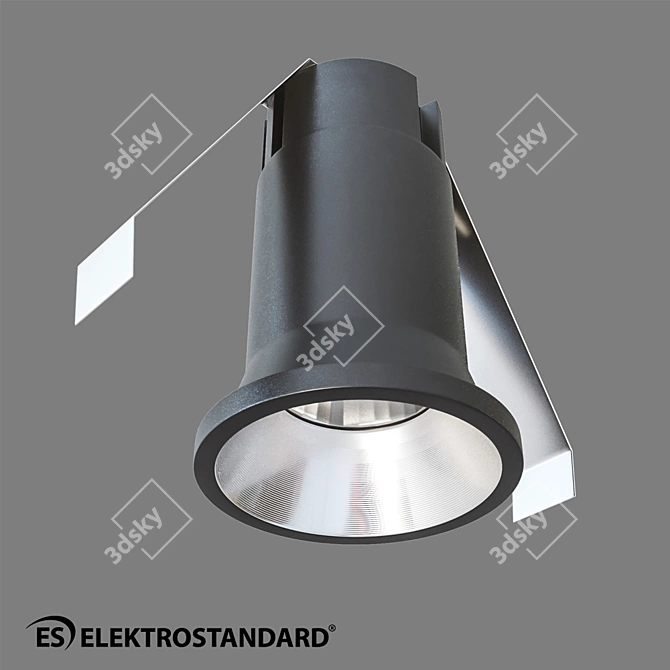 Elektrostandard Recessed LED Spot: Sleek Design, High Efficiency 3D model image 1