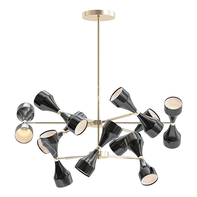 Elegant Eichholtz Cordero Chandelier 3D model image 1