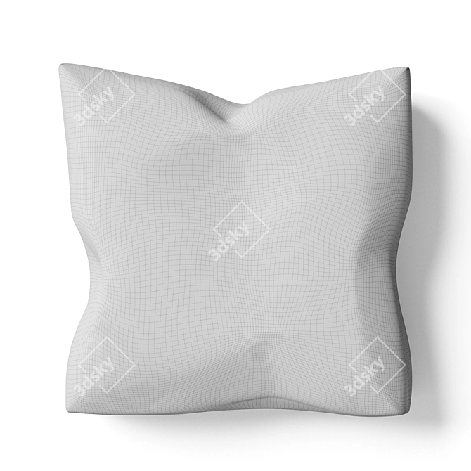 Versatile Plastic Wall Panel Pillow 3D model image 5