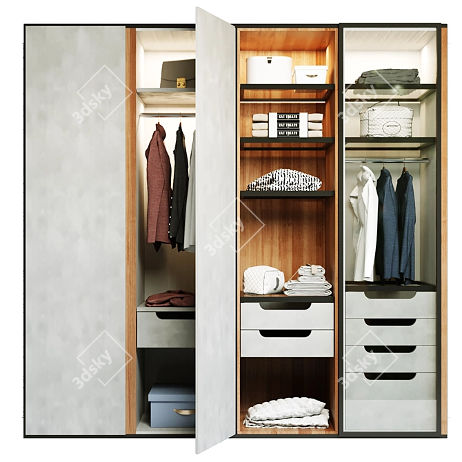 Ultimate Wardrobe Collection 3D model image 1