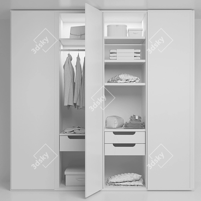 Ultimate Wardrobe Collection 3D model image 2