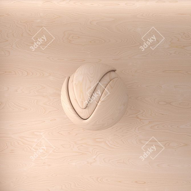 Plywood Texture Bundle - 4 Sheets 3D model image 3