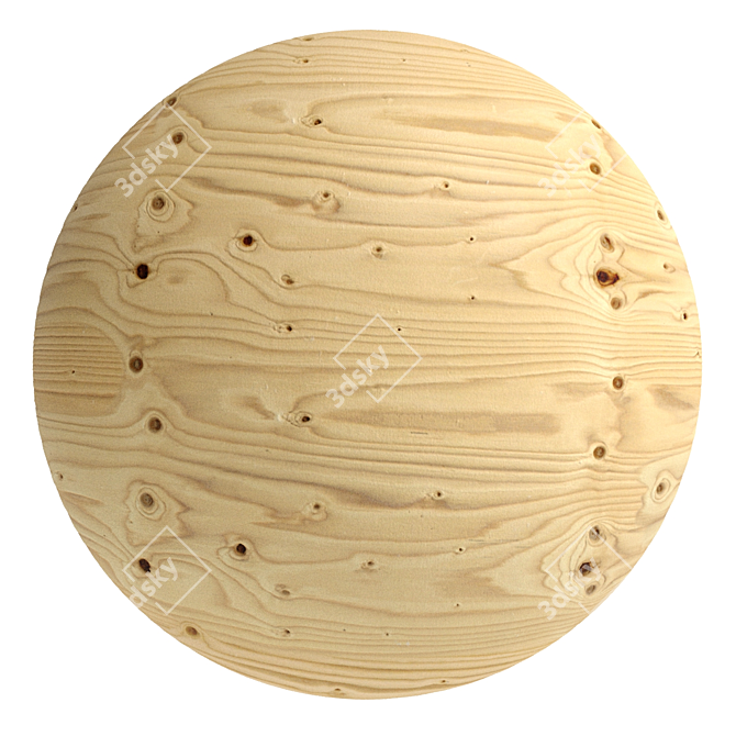 Procedural PBR Plywood Texture 3D model image 5