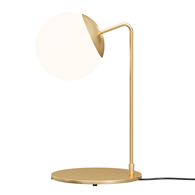 Title: Sleek Modo Desk Lamp 3D model image 1